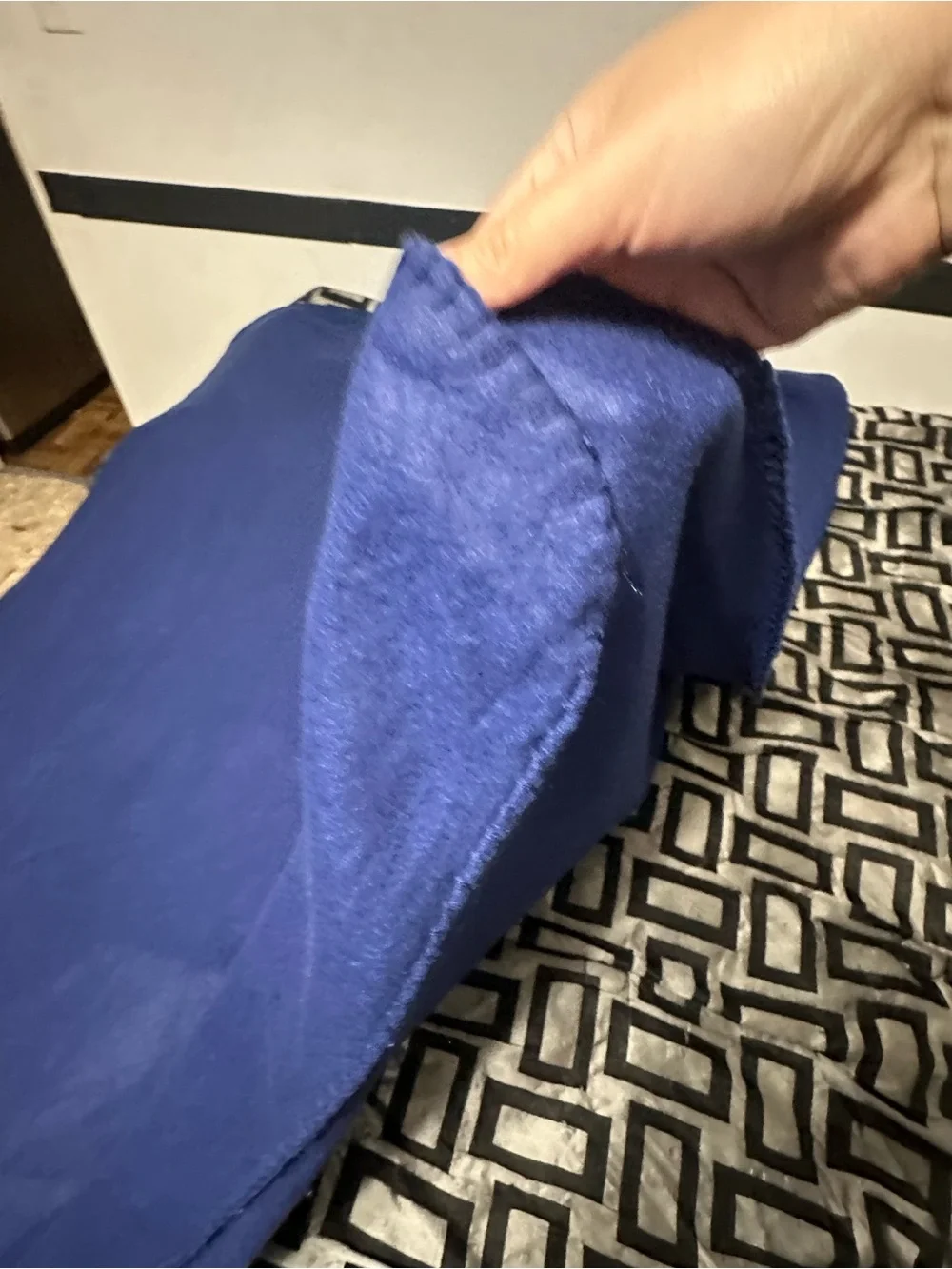 Soft Blue Microfiber Bedding Blanket - Deep Blue